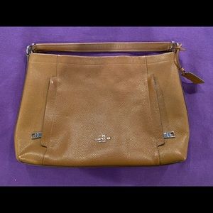 Coach brown hobo bag